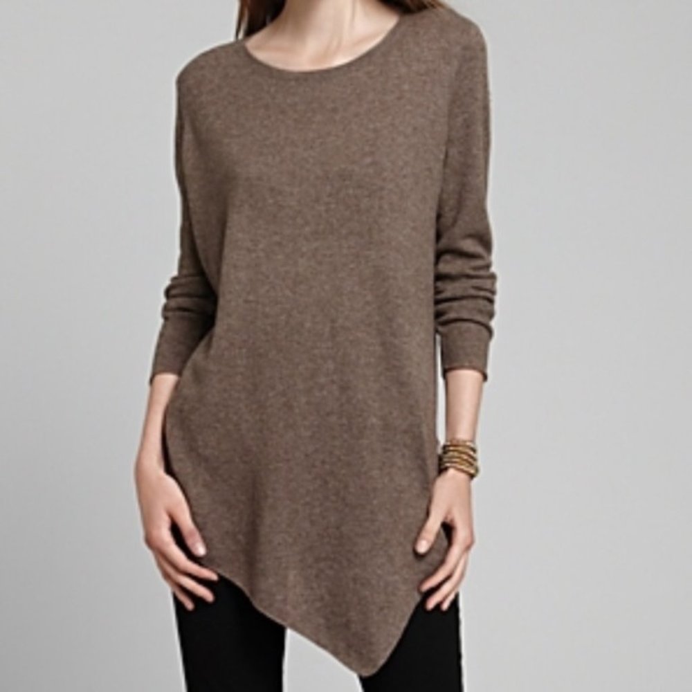 Joie Cashmere Tambrel Asymmetrical Sweater